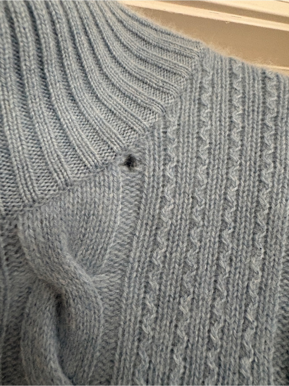 Raffi Cashmere Cableknit Quarter Zip Pullover Sweater Men’s Medium Cozycore Prep - Picture 3 of 7